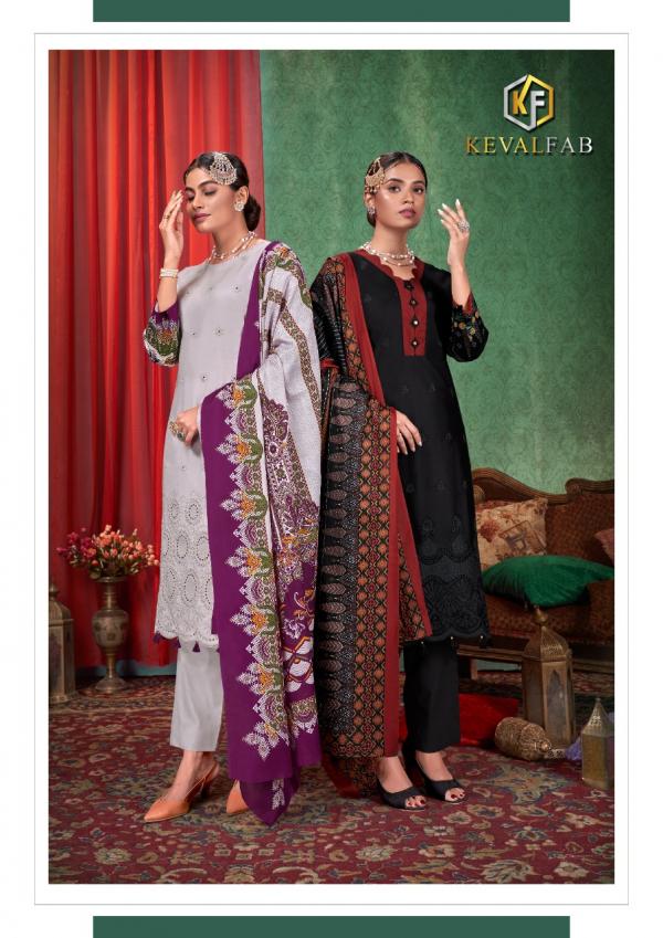 Keval Fab Sobia Plus Cotton Designer Exclusive Dress Material